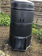 The Compost Machine"" contenedor de compost grande resistente efecto madera negra segunda mano  Embacar hacia Argentina