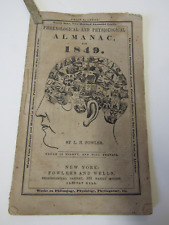Phrenological almanac 1849 for sale  Alfred