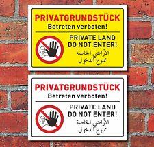 Schild verbotsschild privatgru gebraucht kaufen  Bad Driburg