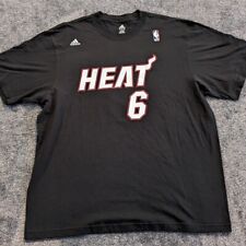Camiseta deportiva Adidas Miami Heat NBA Lebron James #6 para hombre 2XL negra, usado segunda mano  Embacar hacia Argentina