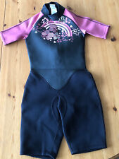 Childrens Kids Shortie Wetsuit Tribord Sun Surf Swim  size 12 ans 146-158cm for sale  Shipping to South Africa