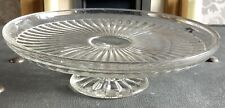 Lovely Smaller Glass Cake Stand . 1 Tier for sale  Shipping to South Africa