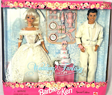 Conjunto de presente fantasia de casamento Barbie e Ken bonecas edição especial 1996 Mattel 17243, usado comprar usado  Enviando para Brazil