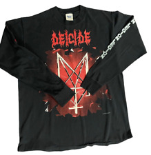 Camiseta masculina manga longa preta vintage anos 90 Deicide Legion End Of God tamanho grande comprar usado  Enviando para Brazil