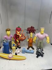 Lote de figuras sueltas de Los Simpson Playmates Quimby Sideshow Bob Willie Wolfcastle segunda mano  Embacar hacia Argentina