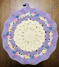 Vintage crochet purple for sale  Troy