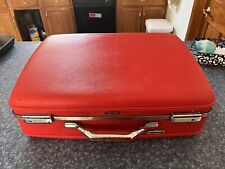 Vintage Red AMERICAN TOURISTER Luggage Suitcase Hardcase Tiara Carry On for sale  Shipping to South Africa