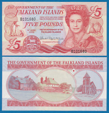 Islas Malvinas 5 libras P 17a 2005 UNC (P 17 a) reina Isabel II segunda mano  Embacar hacia Argentina