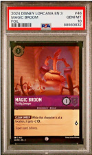 2024 Disney Lorcana EN 3 #46 Magic Broom The Big Sweeper FOIL PSA 10 GEM-MT comprar usado  Enviando para Brazil