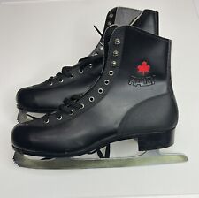 Patines figura de hielo negros de rally vintage para hombre talla 10 con protectores de patín envío gratuito segunda mano  Embacar hacia Argentina