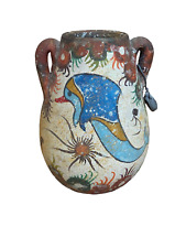 Usato, Copy from Island Kreta 1500 B.C. Vase Pot Hand Painted Made In Greece usato  Spedire a Italy