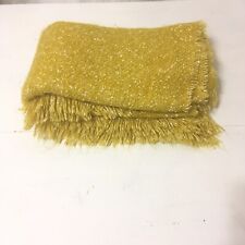 yellow tweed throw blanket for sale  Richmond