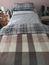 grey fabric single bed frame for sale  SOUTHAMPTON