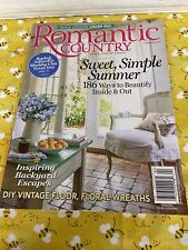 Romantic country magazine for sale  Milton