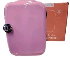 CROWNFUL Pink Mini Fridge, 4 Liter/6 Can Portable Cooler and Warmer  for sale  Shipping to South Africa