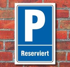 Schild parkplatz reserviert gebraucht kaufen  Bad Driburg