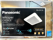 Exaustor de teto Panasonic Whisper Choice CFM banheiro com Flex-Z RG-C811A comprar usado  Enviando para Brazil
