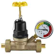 Apollo 3/4 in. Bronze Double Union PEX Water Pressure Regulator with Gauge for sale  Shipping to United Kingdom