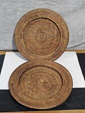 Rattan round plate for sale  Brooklyn