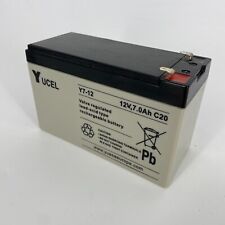 Yuasa Yucell Y7-12 12V 7.0Ah C20 Battery for Texecom Premier Elite Alarm TESTED, used for sale  Shipping to South Africa
