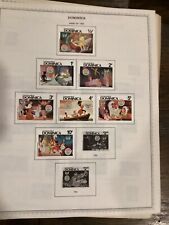 Small DOMINICA MINKUS Stamp Album Pages w/ DISNEY stamps for sale  Shipping to South Africa