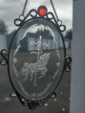 Beautiful frosted engraved for sale  Astoria