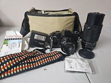 Cuerpo de súper cámara vintage Sears KS con flash, lente, bolsa y accesorios segunda mano  Embacar hacia Argentina