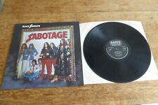 Black Sabbath - Sabotage UK 1975 1st NEMS 9119 001 Hard Rock Mis-Spelling LP comprar usado  Enviando para Brazil