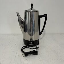 Coador de café Presto 12 xícaras aço inoxidável elétrico com cabo vintage 0281105 comprar usado  Enviando para Brazil