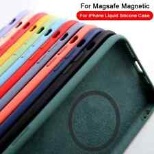 Capa de silicone magnética à prova de choque segura para iPhone 15 14 Pro Max 13 12 11 Pro Mag comprar usado  Enviando para Brazil