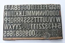 72pt. letterpress type for sale  Ludlow