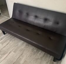 Black leather futon for sale  Hialeah