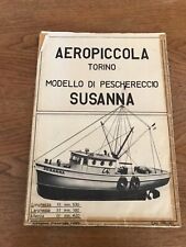 AEROPICCOLA TORINO-Construction plan Caravella Colombiana SUSANNA 1950-60, used for sale  Shipping to South Africa