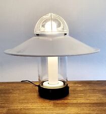 Rara lámpara holofán faro 1970 lacado en metal y vidrio. Industrial vintage segunda mano  Embacar hacia Argentina
