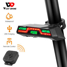 Usado, WEST BIKING Luz de seta de bicicleta controle remoto inteligente USB luz traseira de ciclismo comprar usado  Enviando para Brazil