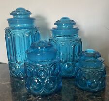 vintage blue canister set for sale  Pittsburgh
