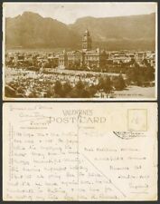 Cartão postal antigo África do Sul, Cidade do Cabo, Grande Desfile e Prefeitura, Table Mountain comprar usado  Enviando para Brazil