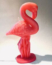 Pink flamingo candle for sale  Sunol