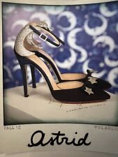 Charlotte Olympia "Astrid" Black, Navy, Metallic Glitter Star/Moon Heel Size 41 for sale  Shipping to South Africa