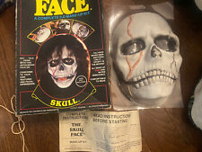 Vintage 1985 THE FACE Skull 3D MAKEUP KIT Imagineering HALLOWEEN Mask Only. for sale  Shipping to South Africa