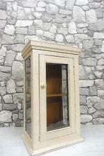 Antique French Wooden Wall Cabinet Bathroom Cabinet Showcase Shabby Chic, used for sale  Shipping to South Africa