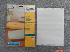 42x avery clear for sale  LEIGH