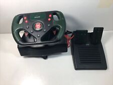 Used, Jaguar Steering Racing Wheel PS2 Flappy Panel Playstation Tested And Working for sale  Shipping to South Africa