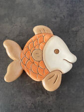 Pesce decorativo ceramica usato  Nizza Di Sicilia
