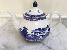 Vintage teapot blue for sale  SHREWSBURY