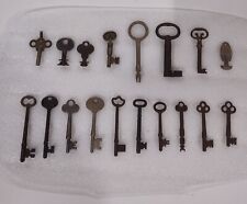 Lote de 18 llaves esqueleto antiguas vintage, usado segunda mano  Embacar hacia Argentina