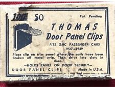 OLD TIME 1937 - 1949 CHEVY GMC NOS DOOR PANEL CLIPS LOT OF 50 THOMAS BRAND OLD!!, used for sale  Shipping to South Africa