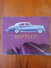 Bentley series brochure for sale  PAIGNTON