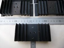 TO3 heatsinks, black anodised aluminium, 114mm x 50 x 28, 2 pieces for sale  Shipping to South Africa