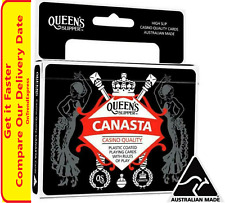 Queen's Zapatillas Canasta Cartas Doble Mazo 2 Mazos Casino Abrigo de Plástico segunda mano  Embacar hacia Argentina